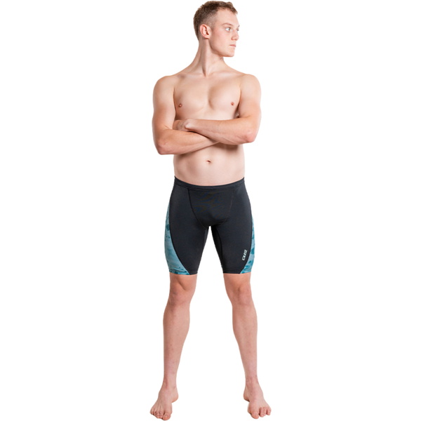 2026 ZONE3 Mens Jammers SW26MJAM127 - Teal Tie Dye